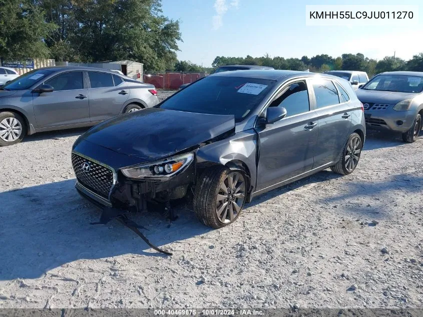 2018 Hyundai Elantra Gt Sport VIN: KMHH55LC9JU011270 Lot: 40469675