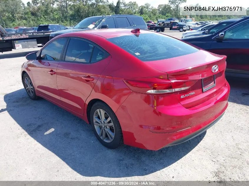 5NPD84LFXJH376971 2018 Hyundai Elantra Sel