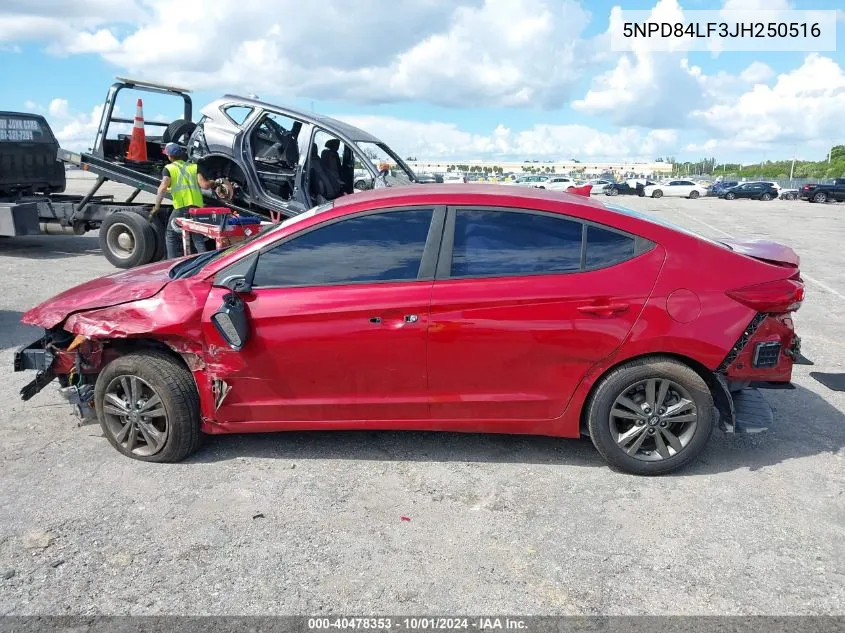 2018 Hyundai Elantra Sel VIN: 5NPD84LF3JH250516 Lot: 40478353