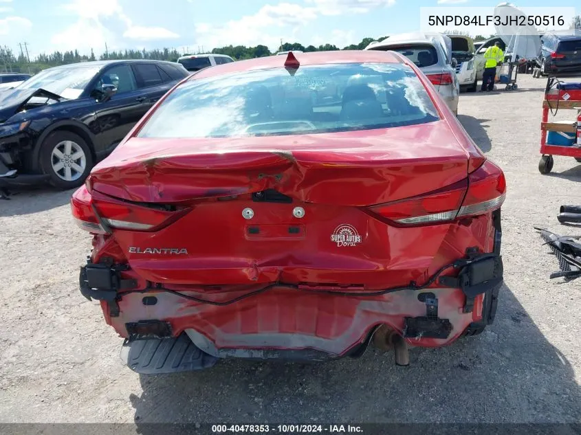 5NPD84LF3JH250516 2018 Hyundai Elantra Sel