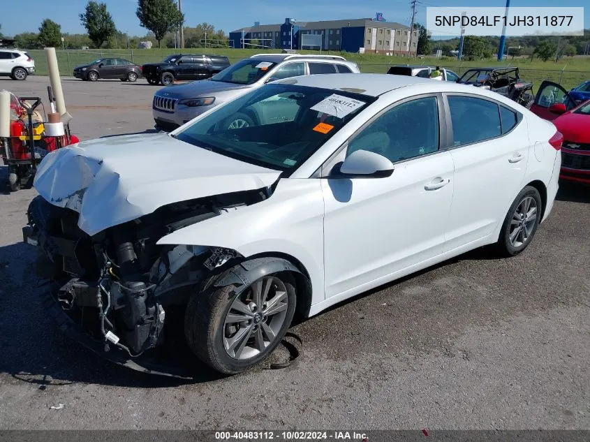 5NPD84LF1JH311877 2018 Hyundai Elantra Sel