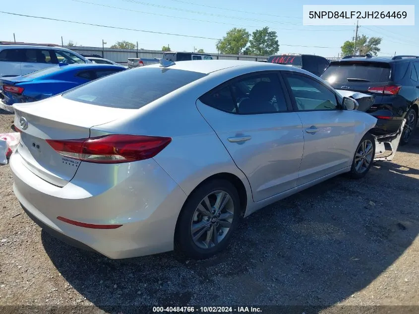 2018 Hyundai Elantra Sel VIN: 5NPD84LF2JH264469 Lot: 40484766