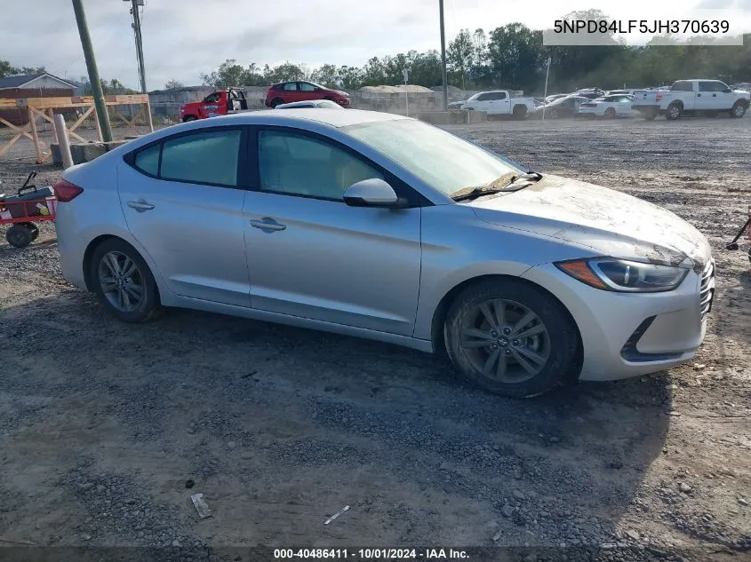 2018 Hyundai Elantra Sel VIN: 5NPD84LF5JH370639 Lot: 40486411