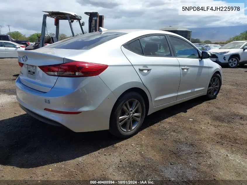 5NPD84LF4JH225978 2018 Hyundai Elantra Sel