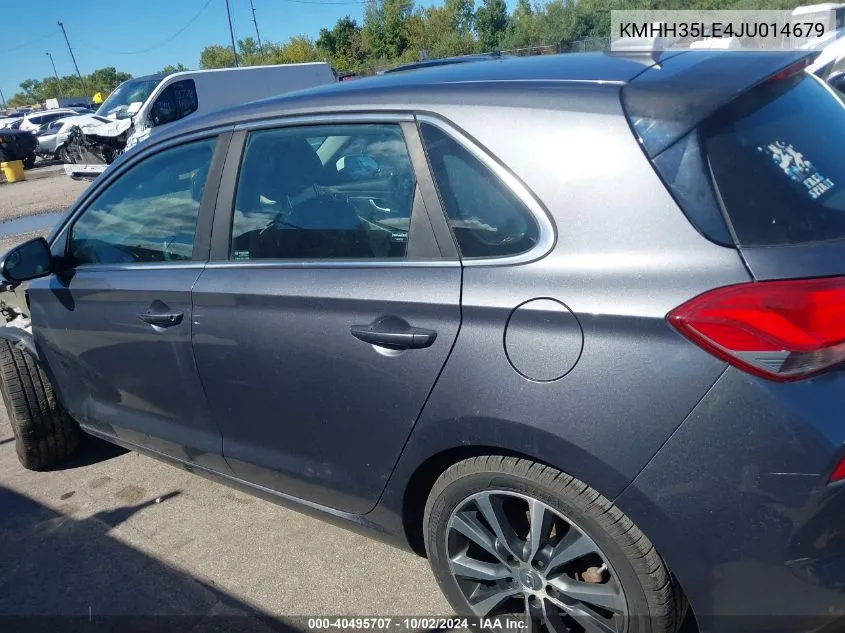 2018 Hyundai Elantra Gt VIN: KMHH35LE4JU014679 Lot: 40495707