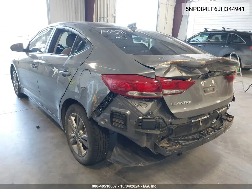 5NPD84LF6JH344941 2018 Hyundai Elantra Sel