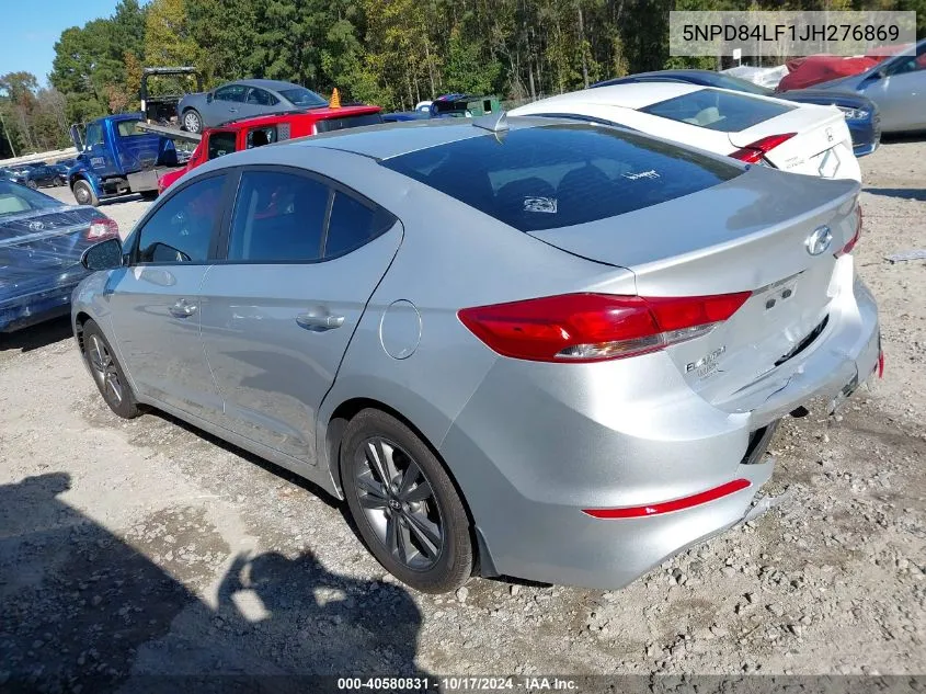 2018 Hyundai Elantra Sel VIN: 5NPD84LF1JH276869 Lot: 40580831