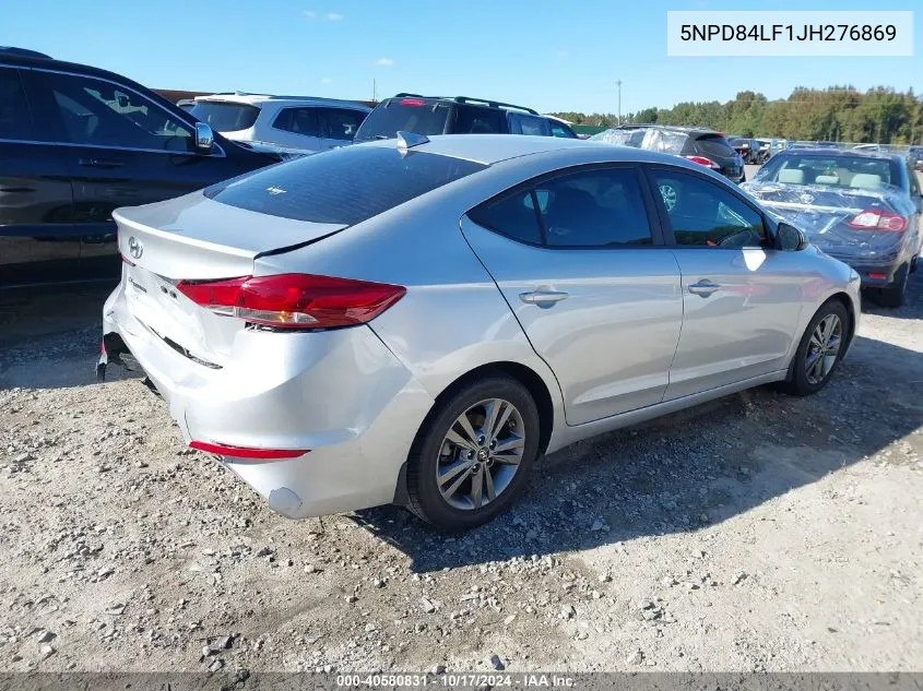 2018 Hyundai Elantra Sel VIN: 5NPD84LF1JH276869 Lot: 40580831