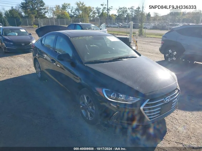 5NPD84LF9JH336333 2018 Hyundai Elantra Value Edition