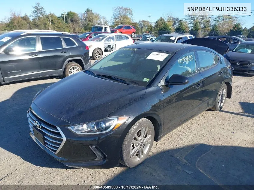 5NPD84LF9JH336333 2018 Hyundai Elantra Value Edition