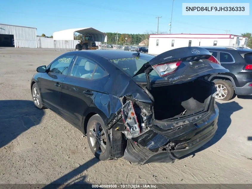 2018 Hyundai Elantra Value Edition VIN: 5NPD84LF9JH336333 Lot: 40589508