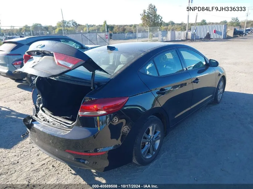 2018 Hyundai Elantra Value Edition VIN: 5NPD84LF9JH336333 Lot: 40589508