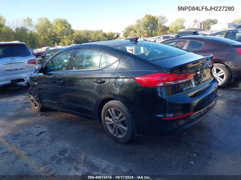 5NPD84LF6JH227280 2018 Hyundai Elantra Sel