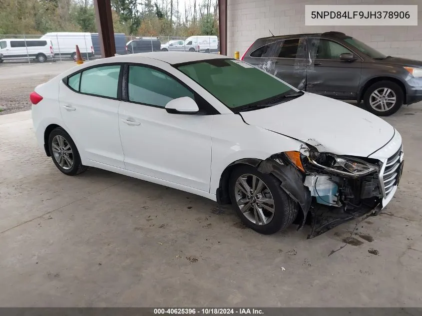 5NPD84LF9JH378906 2018 Hyundai Elantra Sel