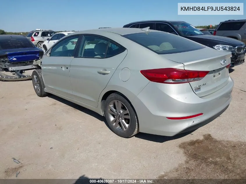 KMHD84LF9JU543824 2018 Hyundai Elantra Value Edition