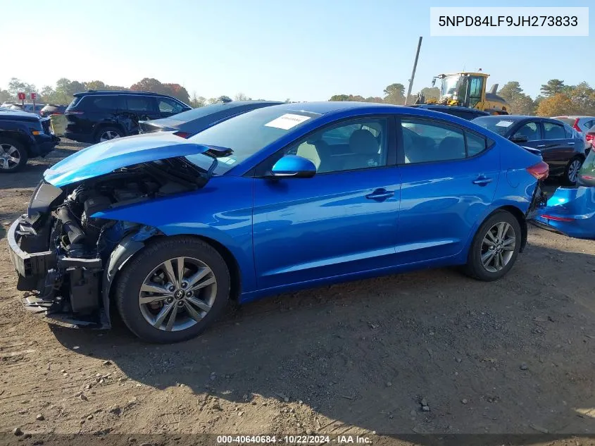 5NPD84LF9JH273833 2018 Hyundai Elantra Sel