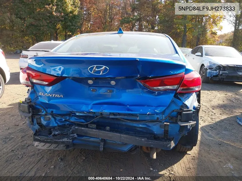 5NPD84LF9JH273833 2018 Hyundai Elantra Sel