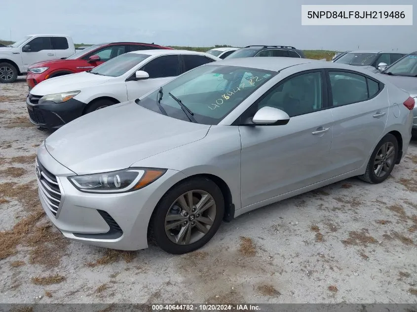 5NPD84LF8JH219486 2018 Hyundai Elantra Sel/Value/Limited