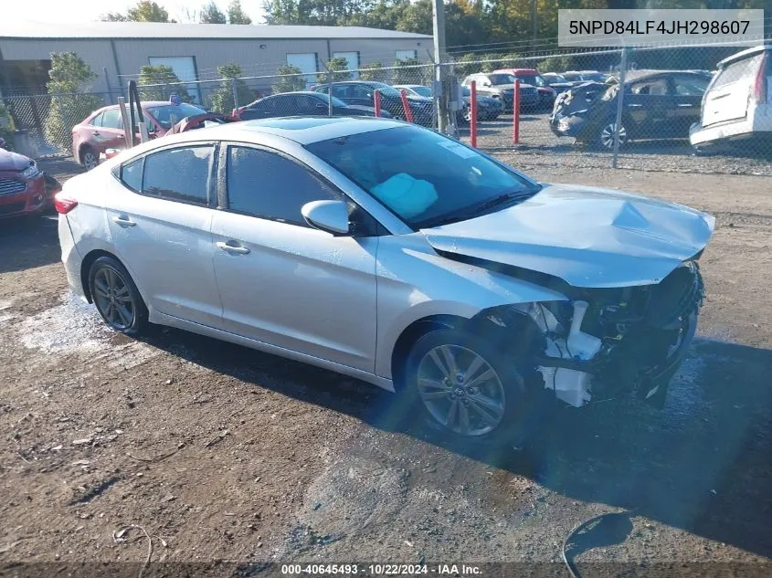 5NPD84LF4JH298607 2018 Hyundai Elantra Value Edition