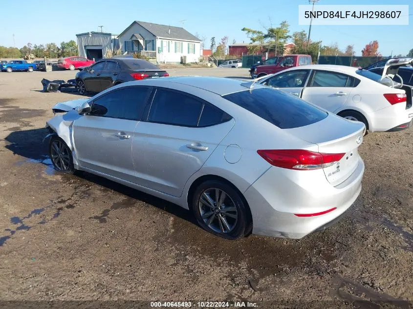 2018 Hyundai Elantra Value Edition VIN: 5NPD84LF4JH298607 Lot: 40645493