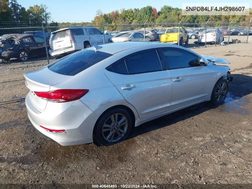 5NPD84LF4JH298607 2018 Hyundai Elantra Value Edition