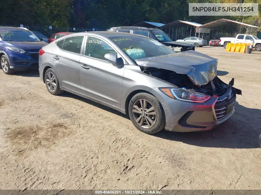 5NPD84LF5JH341254 2018 Hyundai Elantra Sel