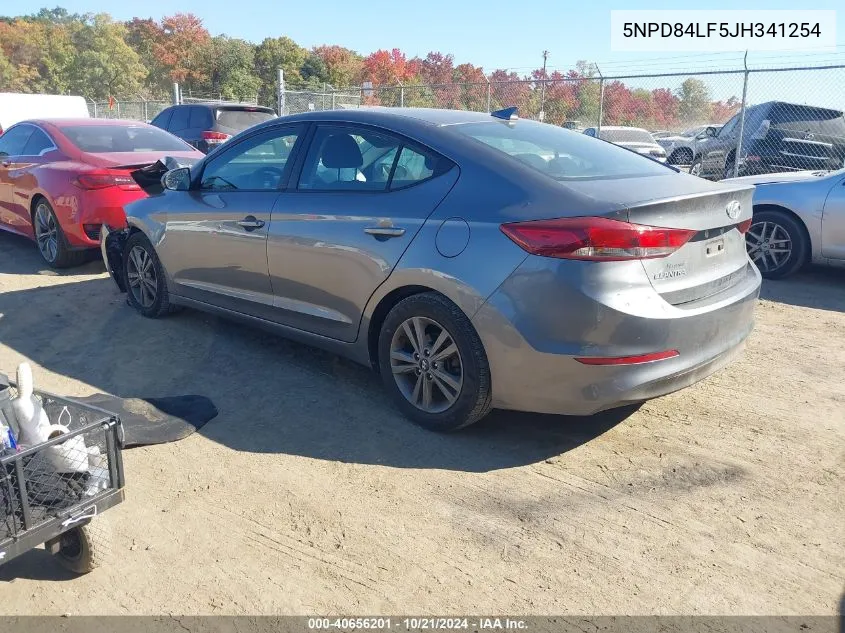 5NPD84LF5JH341254 2018 Hyundai Elantra Sel