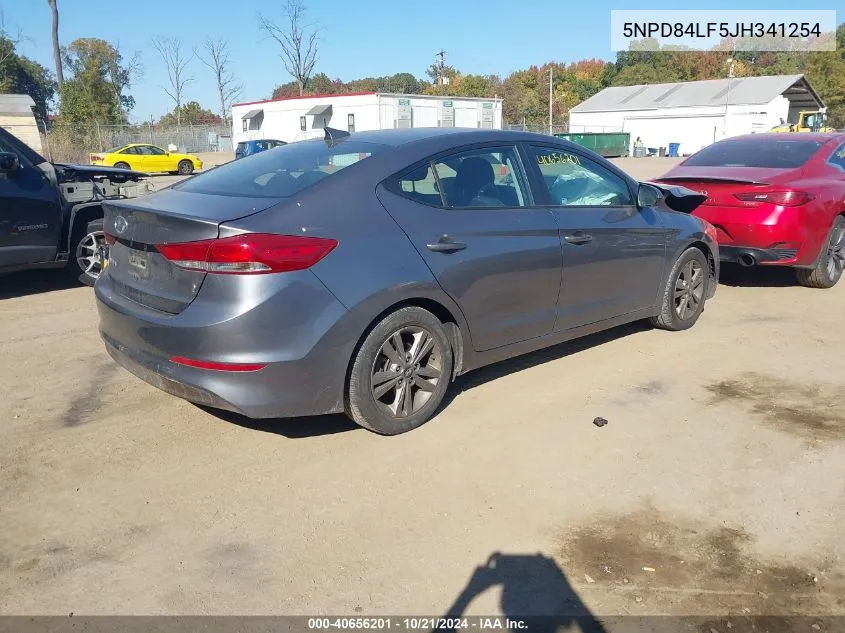 5NPD84LF5JH341254 2018 Hyundai Elantra Sel