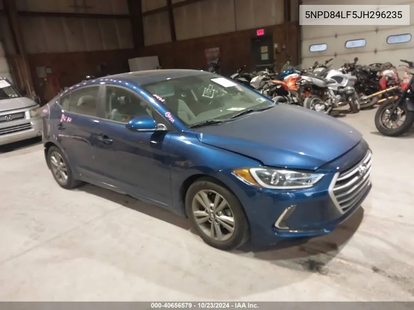 2018 Hyundai Elantra Value Edition VIN: 5NPD84LF5JH296235 Lot: 40656579