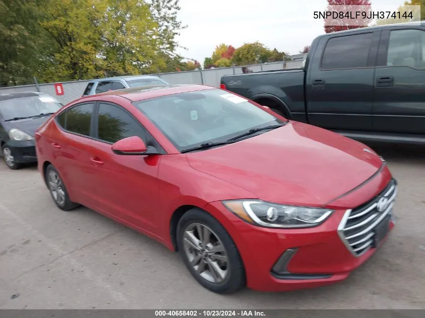 5NPD84LF9JH374144 2018 Hyundai Elantra Value Edition