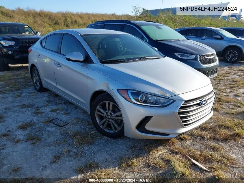 2018 Hyundai Elantra Sel VIN: 5NPD84LF4JH224524 Lot: 40680900