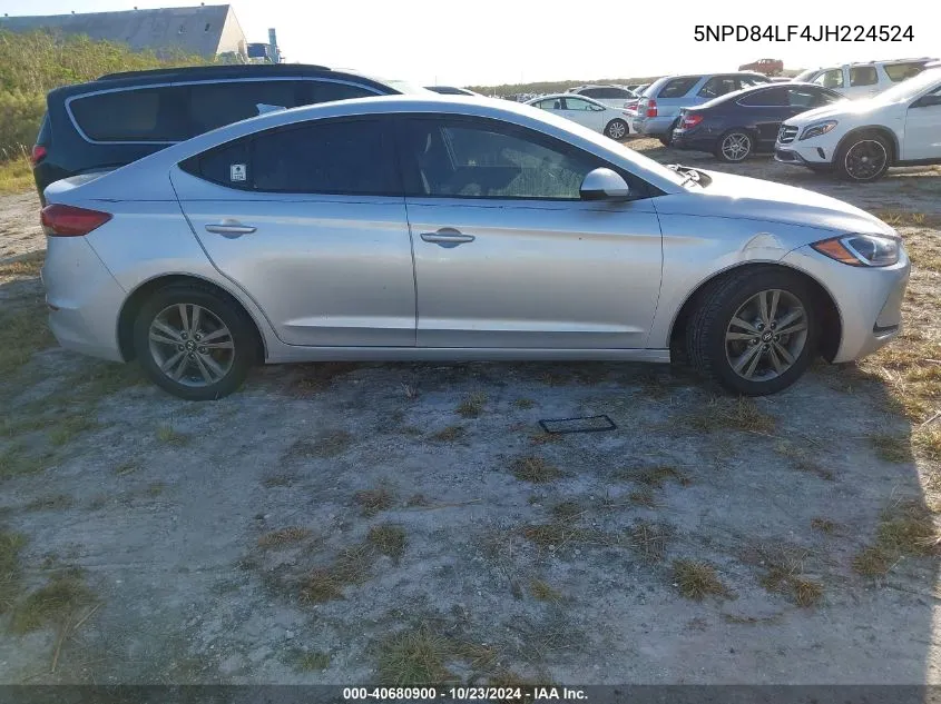 5NPD84LF4JH224524 2018 Hyundai Elantra Sel