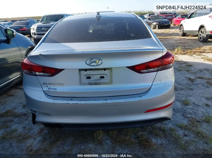 5NPD84LF4JH224524 2018 Hyundai Elantra Sel