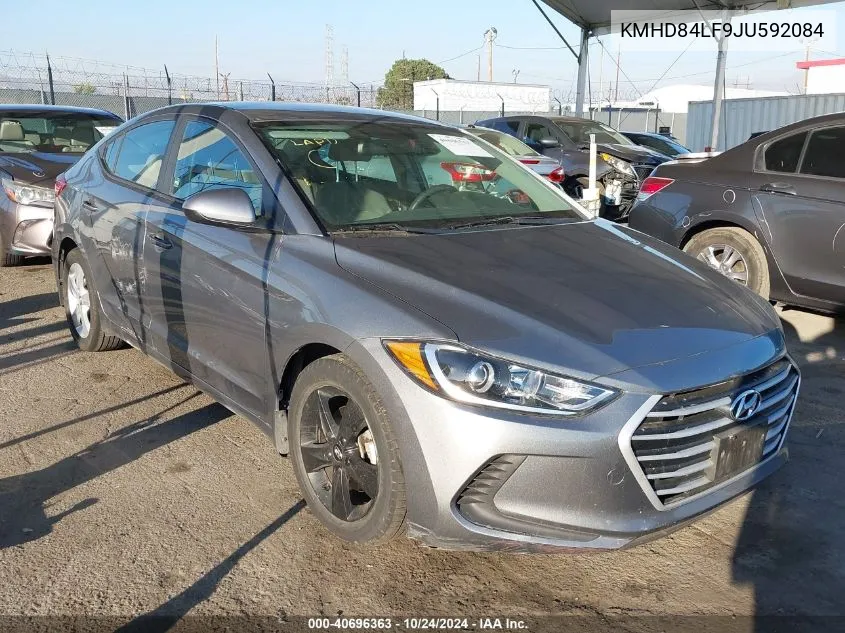 2018 Hyundai Elantra Sel VIN: KMHD84LF9JU592084 Lot: 40696363