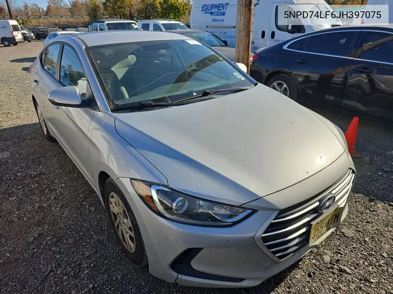 2018 Hyundai Elantra Se VIN: 5NPD74LF6JH397075 Lot: 40696671