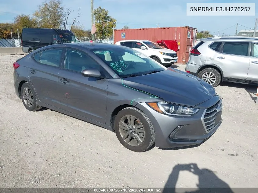 2018 Hyundai Elantra Value Edition VIN: 5NPD84LF3JH276257 Lot: 40700726