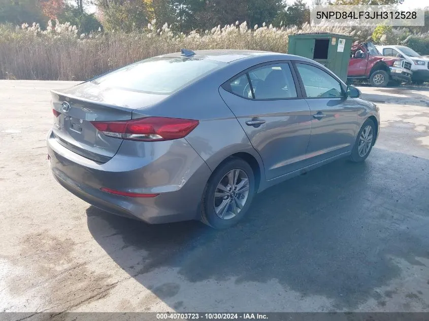 5NPD84LF3JH312528 2018 Hyundai Elantra Sel