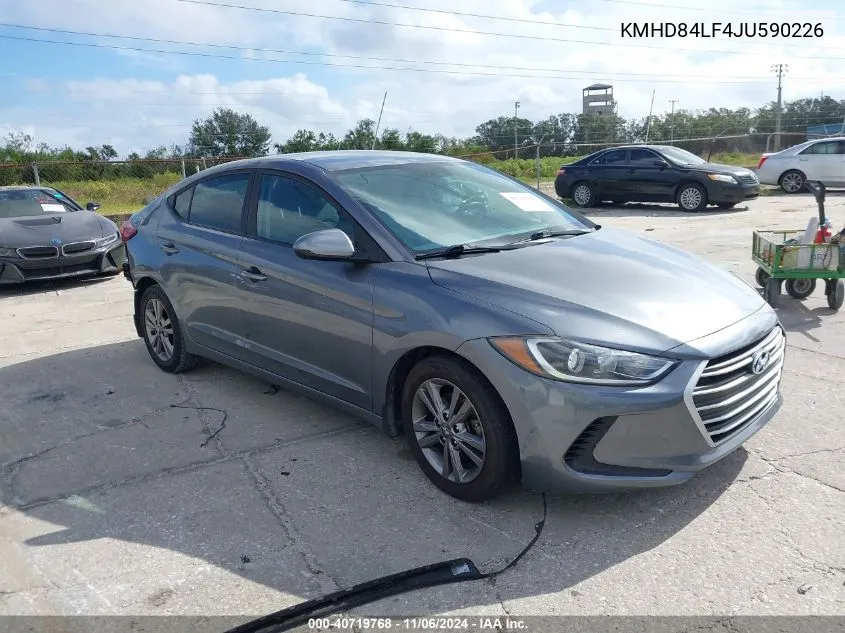 2018 Hyundai Elantra Sel VIN: KMHD84LF4JU590226 Lot: 40719768