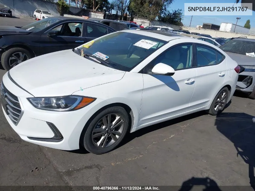 5NPD84LF2JH291767 2018 Hyundai Elantra Value Edition