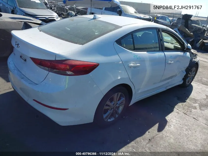 5NPD84LF2JH291767 2018 Hyundai Elantra Value Edition