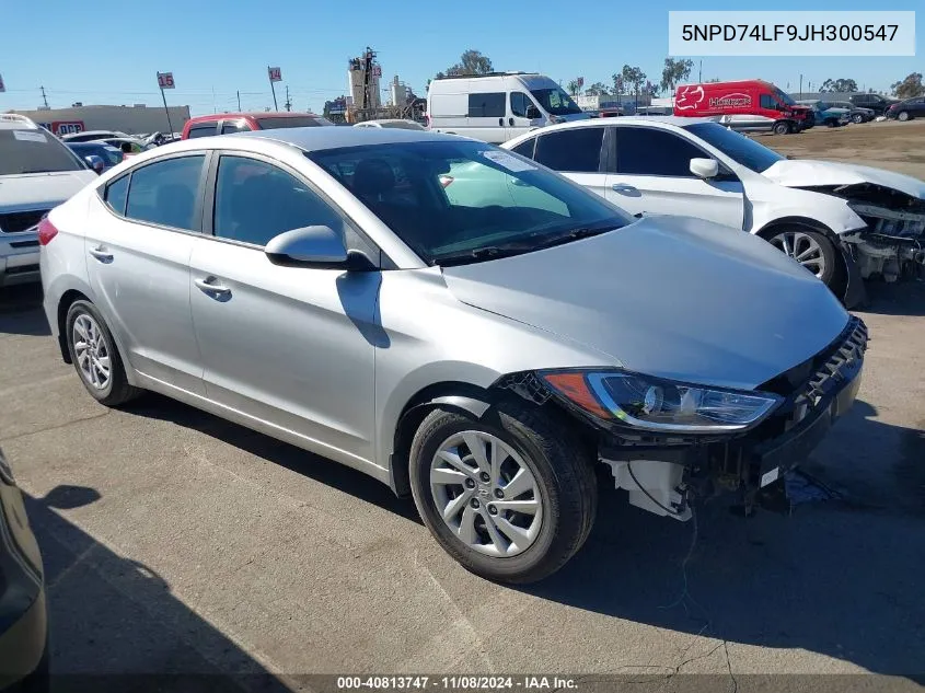 5NPD74LF9JH300547 2018 Hyundai Elantra Se