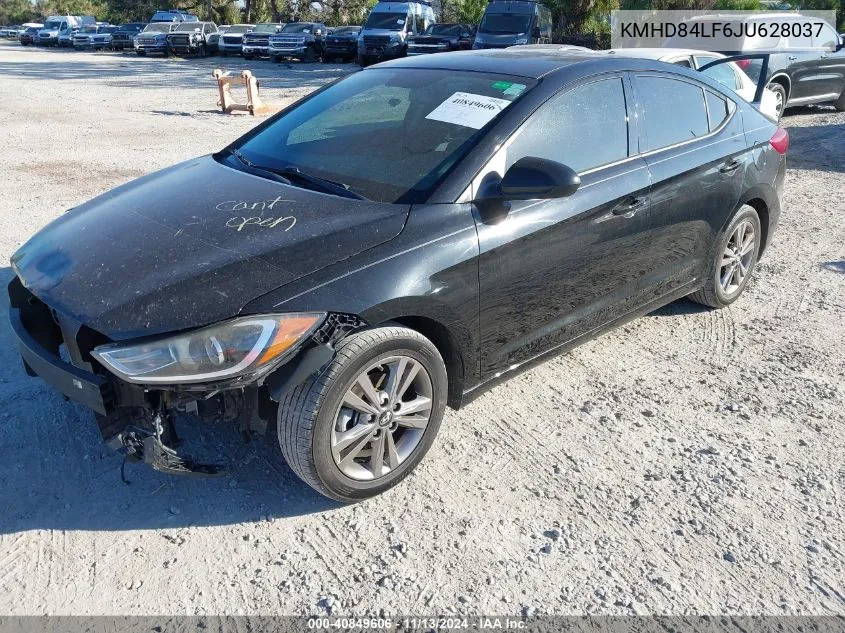 2018 Hyundai Elantra Sel VIN: KMHD84LF6JU628037 Lot: 40849606