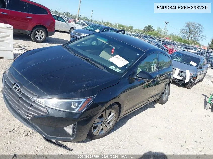 5NPD84LFXKH398230 2019 Hyundai Elantra Sel