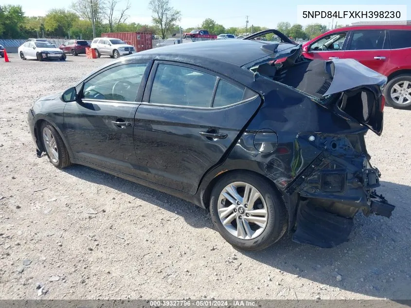 5NPD84LFXKH398230 2019 Hyundai Elantra Sel