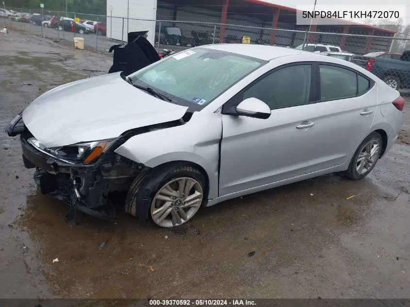 5NPD84LF1KH472070 2019 Hyundai Elantra Sel