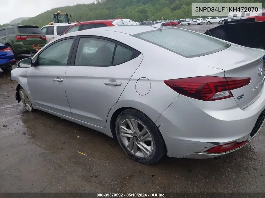 5NPD84LF1KH472070 2019 Hyundai Elantra Sel