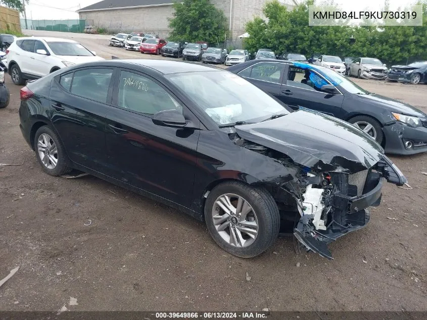 KMHD84LF9KU730319 2019 Hyundai Elantra Sel