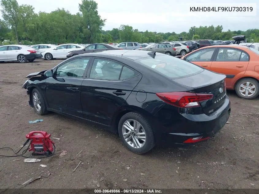 KMHD84LF9KU730319 2019 Hyundai Elantra Sel