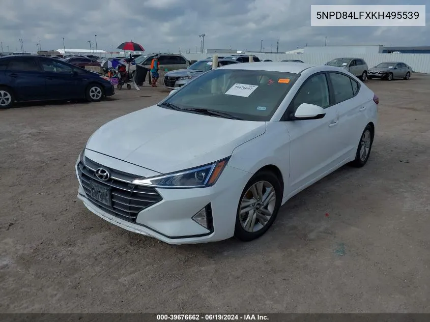 2019 Hyundai Elantra Sel VIN: 5NPD84LFXKH495539 Lot: 39676662