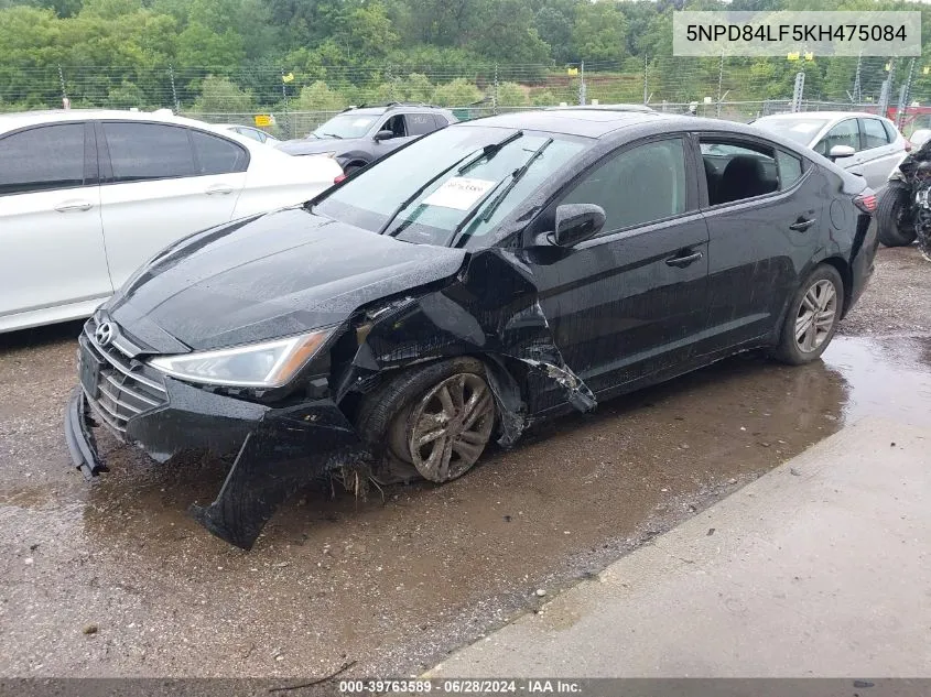 2019 Hyundai Elantra Value Edition VIN: 5NPD84LF5KH475084 Lot: 39763589